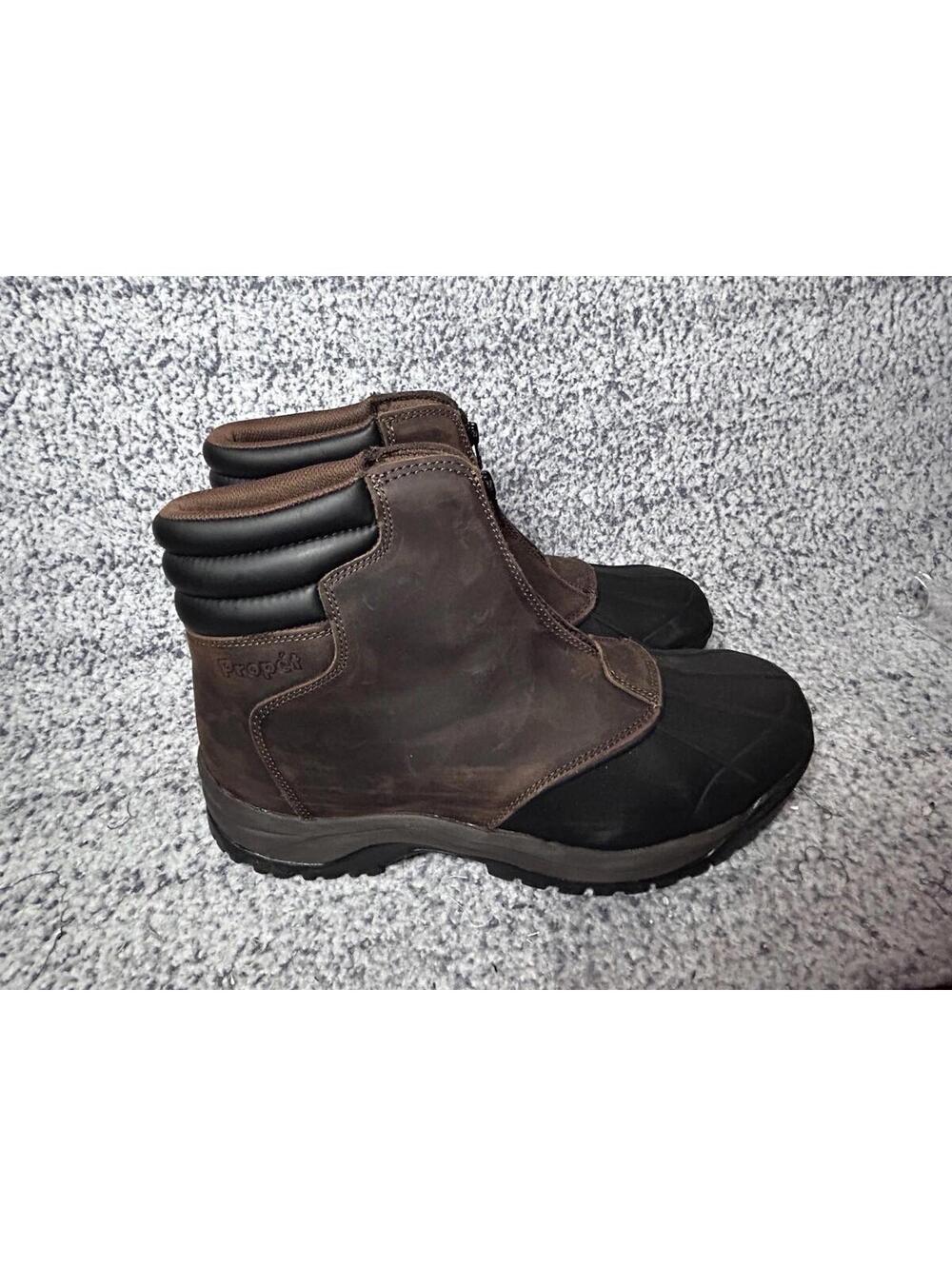 PROPET Men's Blizzard Mid Zip Brown/Black Boots M3792 Size 14 3E Wide